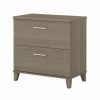 Best Scranton & Co Furniture Somerset 2 Drawer File Cabinet In Ash Gray