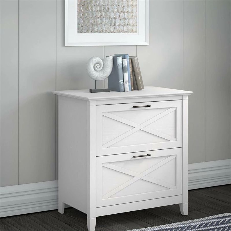 Wholesale Scranton & Co Furniture Key West 2 Drawer File Cabinet In Pure White Oak