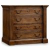 Clearance Hooker Furniture Archivist 4 Drawer File Cabinet In Pecan