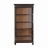 Best Martin Furniture Hartford Wood Bookcase In Two Tone Distressed Black