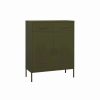 Wholesale Vida Xl International B.V. Vidaxl Storage Cabinet Olive Green 31.5 Steel Cupboard Book Cabinet Furniture