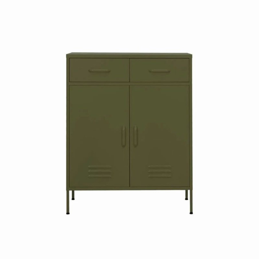 Wholesale Vida Xl International B.V. Vidaxl Storage Cabinet Olive Green 31.5 Steel Cupboard Book Cabinet Furniture