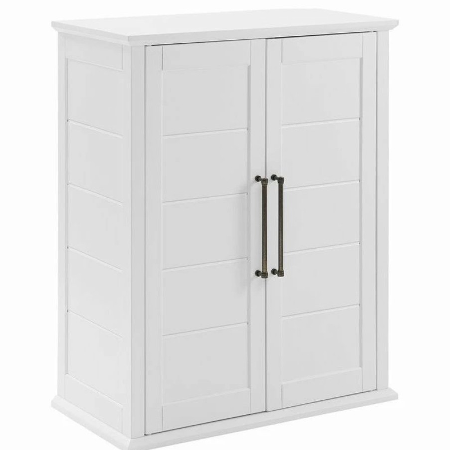 Best Crosley Furniture Bartlett Wooden Stackable Storage Pantry In White