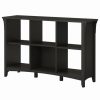 Clearance Bush Business Furniture Bush Furniture Salinas 6 Cube Organizer In Vintage Black