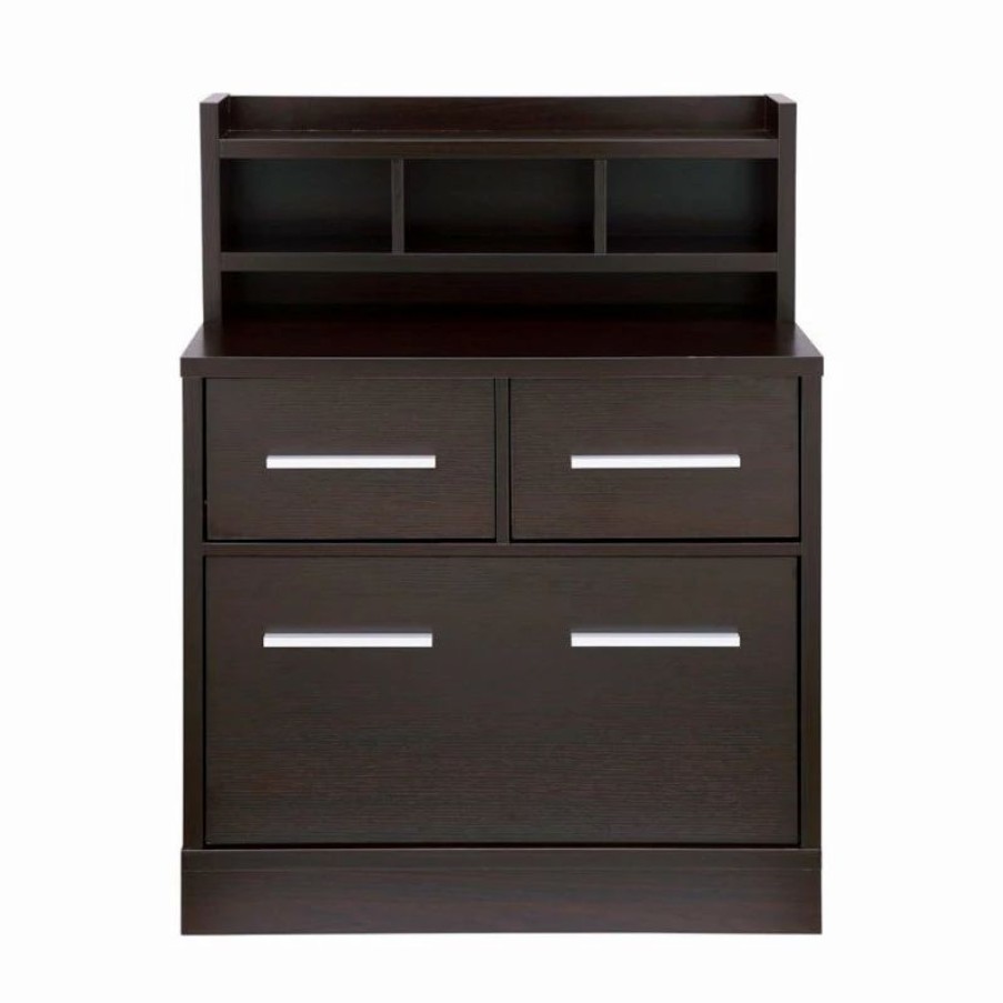 Clearance Furniture Of America E-Commerce By Enitial Lab Furniture Of America Jonah Wood Multi-Storage Filing Cabinet In Cappuccino