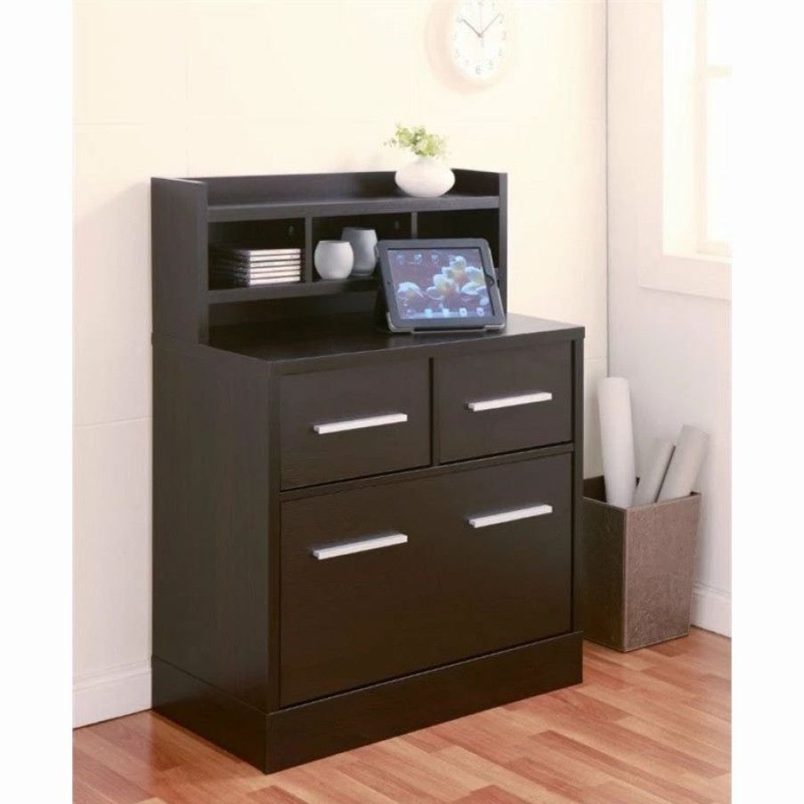 Clearance Furniture Of America E-Commerce By Enitial Lab Furniture Of America Jonah Wood Multi-Storage Filing Cabinet In Cappuccino