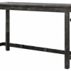 Best Best Master Furniture Yosef Rectangular Transitional Wood Bar Table In Charcoal