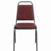 Clearance Flash Furniture Hercules Banquet Stacking Chair In Burgundy And Silver