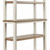 New Ashley Furniture Industries Ashley Furniture Realyn 4 Shelf Bookcase In Antique White And Brown