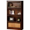 Hot Eagle Furniture Promo 4-Door Lawyer Bookcase, Caribbean Rum