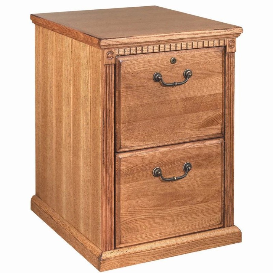 Clearance Martin Furniture Huntington Oxford 2 Drawer Wood File Cabinet Natural