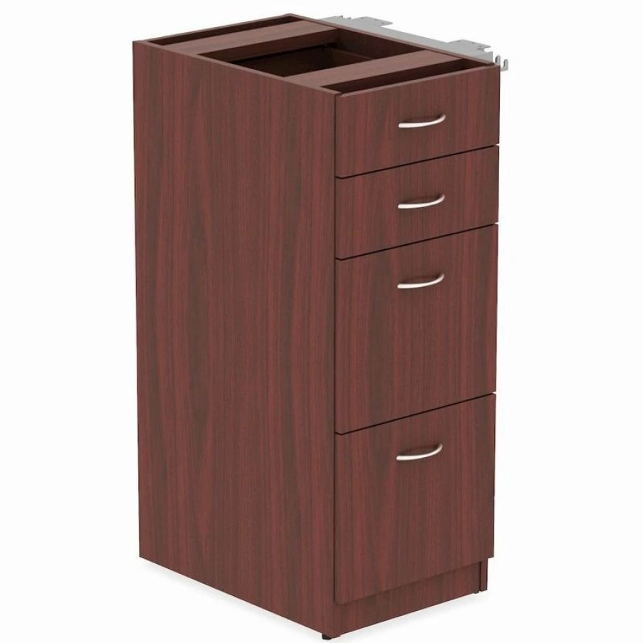 Hot Lorell_Biehler Lorell Relevance Series Mahogany Laminate Office Furniture, 15.5 X23.6 X40.4