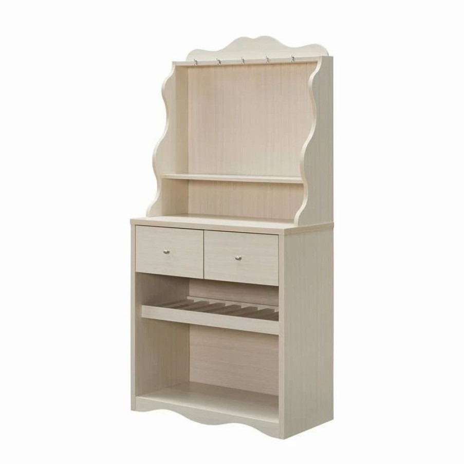 Best Furniture Of America E-Commerce By Enitial Lab Furniture Of America Hazleton Wood Multi-Storage Baker Rack In Ivory