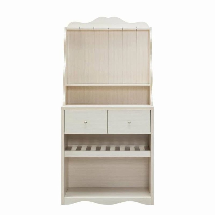 Best Furniture Of America E-Commerce By Enitial Lab Furniture Of America Hazleton Wood Multi-Storage Baker Rack In Ivory