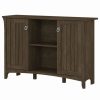 Best Bowery Hill Furniture Salinas Accent Storage Cabinet With Doors In Ash Brown