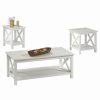 Wholesale Progressive Furniture Seascape I 3 Piece Coffee Table Set In Textured White