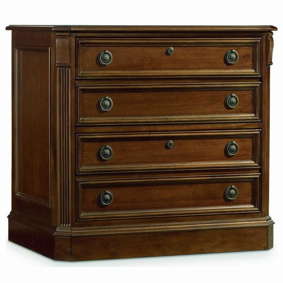 Hot Hooker Furniture Brookhaven 2 Drawer Lateral File In Cherry