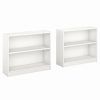 Hot Bush Business Furniture Bush Furniture Universal 2 Shelf Bookcase In Pure White (Set Of 2)