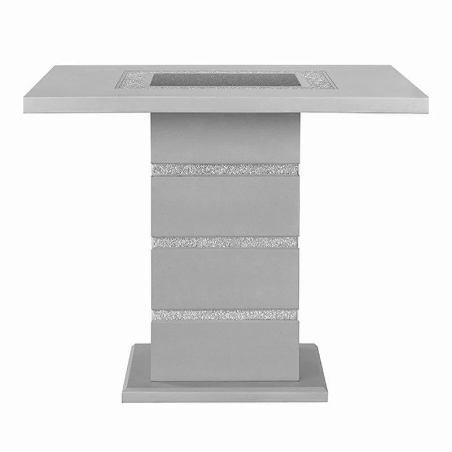 Best Global Furniture Usa Silver Bar Height Table