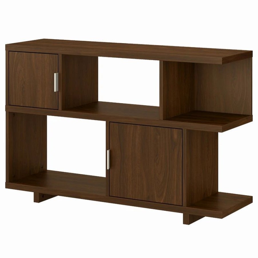 Online Bush Industries Kathy Ireland Home By Bush Furniture Madison Avenue Low Bookcase With Doors