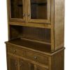 New Eagle Furniture 48 Coastal Dining Buffet, Havana Gold, With Hutch