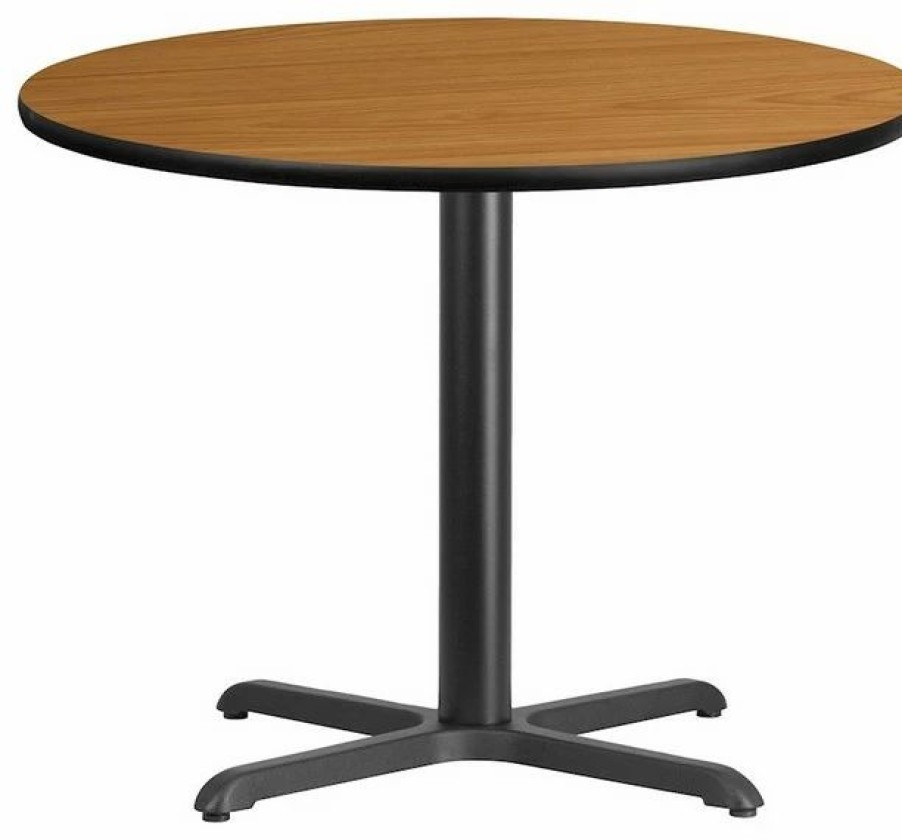 Clearance Flash Furniture 36" Round Natural Laminate Table Top Xu-Rd-36-Nattb-T3030-Gg