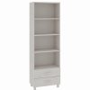 Online Vida Xl International B.V. Vidaxl Solid Wood Pine Highboard White Wooden Storage Book Cabinet Furniture