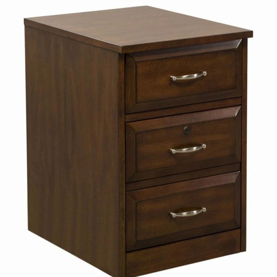 Clearance Liberty Furniture Industries, Inc Liberty Furniture Hampton Bay Mobile File Cabinet In Cherry