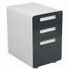 Best Flash Furniture 3-Drawer Mobile Locking Filing Cabinet Hz-Ap535-02-Dgy-Wh-Gg