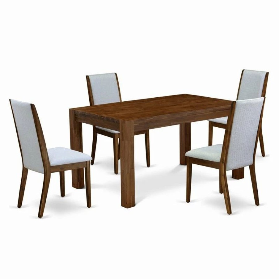 Wholesale East West Furniture Celina 5-Piece Wood Dining Set In Natural