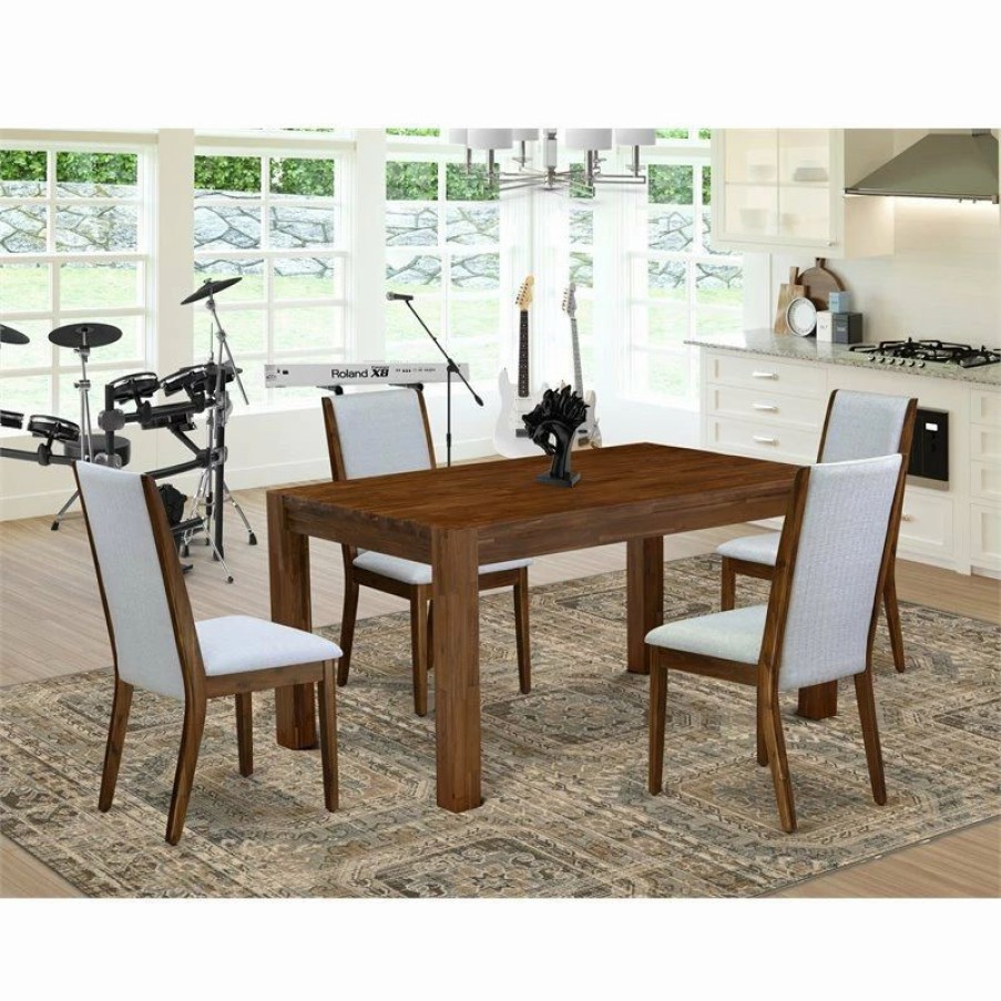 Wholesale East West Furniture Celina 5-Piece Wood Dining Set In Natural