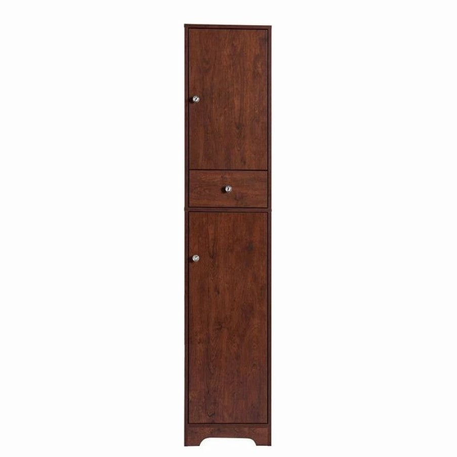 Online Furniture Of America E-Commerce By Enitial Lab Furniture Of America Astro Contemporary Wood 1-Drawer Pantry In Vintage Walnut