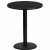 New Flash Furniture 36" Round Black Laminate Bar Table