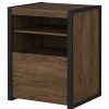 New Bush Business Furniture Bush Furniture Latitude Printer Stand File Cabinet In Rustic Brown