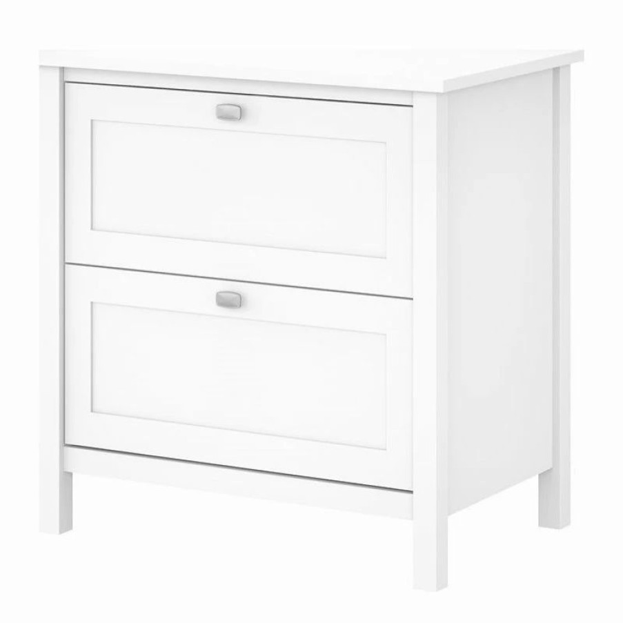 Clearance Scranton & Co Furniture Broadview 2 Drawer File Cabinet In Pure White