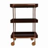 Wholesale Furniture Of America E-Commerce By Enitial Lab Furniture Of America Kliman Industrial Wood 3-Tier Bar Cart In Walnut