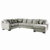 Clearance Furniture Of America E-Commerce By Enitial Lab Furniture Of America Gambeli Transitional Fabric Flared Arm Sectional In Beige