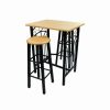 Clearance Vida Xl International B.V. Vidaxl Dining Table Set 2 Chairs Breakfast Bar Dinner Table Stools Furniture