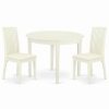 Online East West Furniture Boston Wood 3-Piece Dining Set With White Boip3-Whi-C