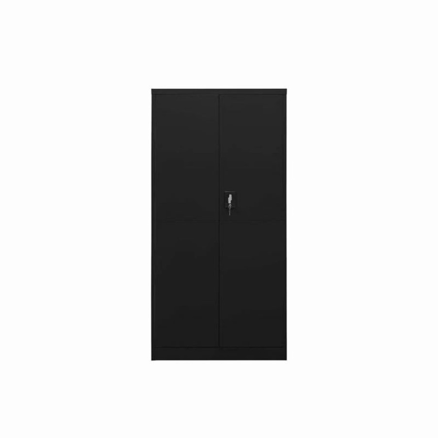 Wholesale Vida Xl International B.V. Vidaxl Locker Cabinet Black Steel Home Storage Cabinet Wardrobe Furniture