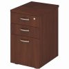 Hot Bush Business Furniture Office In An Hour Mobile File Cabinet In Hansen Cherry