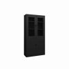 New Vida Xl International B.V. Vidaxl Office Cabinet Black 70.9 Steel Storage Side File Cabinet Furniture